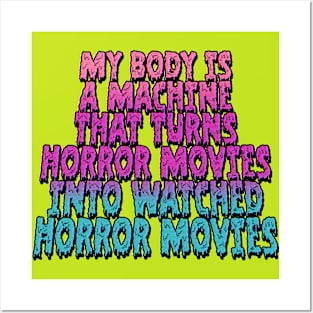 My Body is an Oozy Machine Posters and Art